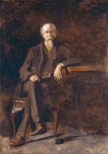 One of the most compelling paintings on view is a fullscale oil study for Thomas Eakinss last fulllength portrait created in 1906 It is of Dr William Thomson a distinguished eye doctor who treated the artist during his last years when he was losing his sight