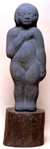 Standing Figure John Flanagan circa 1928 Carved stone