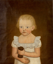 An unassuming portrait of Mary Coffin executed by John Brewster Jr sold for 129000