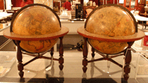 Rare pair of table globes by Wilson 15275
