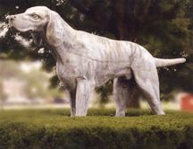 An Ohio collector purchased this ninefootlong zinc dog for 117875