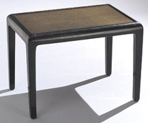 Estimated at 354500 an East Coast phone bidder paid 18400 for this Jean Dunand black lacquered wood small table circa 1925