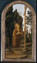 The Penitent Mary Magdalen Adoring the True Cross Filippino Lippi tempera grassa on panel 2256 million