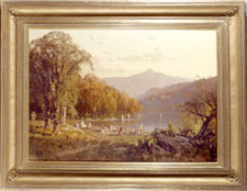 Thomas Hill 18291908 oil on canvas Picnic Near Mt Chocorua 1872 30 by 42 inches