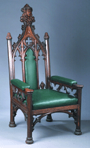 American Gothic oak armchair from the High Museum 31725