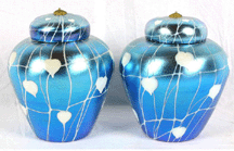 Durand art glass ginger jars 10500