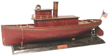 The rare red Buddy L tugboat sold for 30800