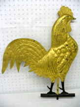 A roosterform weathervane was 3190