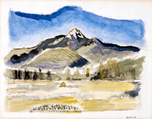 John Marin Mt Chocorua White Mountains1926 watercolor and graphite pencil on paper 1634 by 2112 inches The Phillips Collection Washington DC