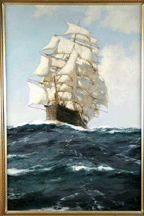 The Beautiful Spindrift by Montague Dawson sold on the phone for 71500