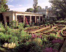 Pergola and formal garden at Gwinn estate of William Gwinn Mather Cleveland Ohio Designed by Charles A Platt courtesy of Gwinn Archives Cleveland