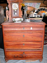 Lois de Castro Rutland Town Vt had this unique fourdrawer grain painted dresser circa 1820 out of a Vermont barn