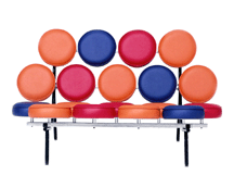 The Marshmallow Sofa 1956 is perhaps the most flamboyant piece that George Nelson designed for Herman Miller Courtesy of Herman Miller Company