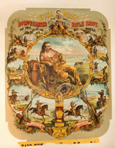 A poster advertising the appearance of Dr WF Carver the Evil Spirit of the Plains as Champion Rifle Shot of the World in Buffalo Bill Codys Wild West shows fetched 33640