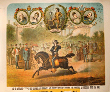 A poster promoting Carver As He Appeared before the Emperor of Germany and Thirty Thousand Officers and Soldiers at Potsdam June 13th 1880 sold to the phone for 26880