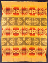 Nine Element Arrowhead robe or blanket circa 1920s made by Pendleton Woolen Mills American Wool weft cotton warp 7614 by 59 inches The Baltimore Museum of Art gift of Dena S Katzenberg Baltimore