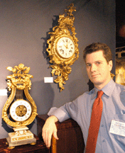 Steve Thompson of Sundial Farm Antique Clocks Greenlawn NY