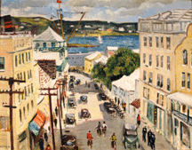 The Guy Wiggins Bermuda street scene attracted lots of attention with it selling at 23000