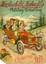 Christmas card 1909