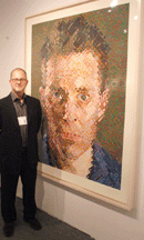 Jeremy Dine Pace Prints New York City with a monumental Chuck Close