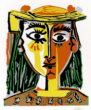 Pablo Picasso Buste de Femme au Chapeau 273600