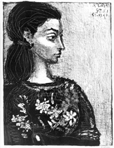 Pablo Picasso Femme au Corsage Fleurs 138000