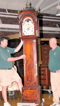 I thought the price was very reasonable John Delaney said of the Federal mahogany tall case clock by Simon Willard that he bought for 52200 The West Townsend Mass clock dealer noted that the 105inch case with an arched bonnet and pierced fretwork is probably by Dorchester Mass cabinetmaker Stephen Badlam