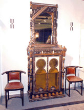 The Bugatti cabinet was offered by James Infante