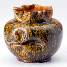 A price of 32313 was achieved for a small 1899 vase by George Ohr that was sold with a handwritten letter and a poem signed by Ohr as well as a newspaper clipping relating a conversation between potter Jules Garby and Ohr