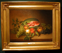 James Peale 17491831 Still Life with Fruit 1829 20 by 2612 inches Spanierman Gallery LLC New York City
