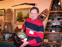 With a eye for finding rare sporting collectibles John Malchione Kennett Square Penn holds a rare circa 1862 ES Richie compass 1995