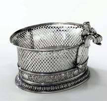 The Burghley Basket George II silver large bread basket John Edwards II London 1731 132000