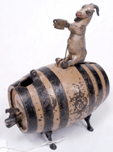 The German Exchange bank with a ram seated atop the barrel brought 17600