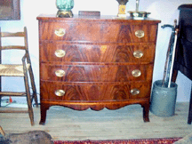 An Eighteenth Century chest with an interesting French foot