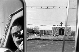 Lee Friedlander Route 9 W New York 19691990s gelatin silver print on paper 11 by 14 inches Collection of David Sestak Image courtesy of the Fraenkel Gallery San Francisco