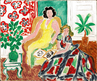 Henri Matisse Robe Jaune et Robe Arlequin Nezy et Lydia 1941 10936000