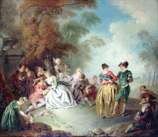 JeanBaptiste Pater 16951736 Le Repos dans le Parc Rest in the Park not dated oil on canvas Frick Art amp Historical Center Pittsburgh