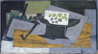 Pipe and Basket 1919 shows Georges Braque at the height of his Cubist powers following early years of experimentation Scott M Black Collection Artists Rights Society New York ADAGP Paris Photo by Melville D McLean Courtesy Portland Museum of Art Maine Courtesy Museum of Fine Arts Boston