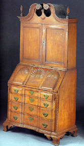 The highest bid for a piece of case furniture came as the Judge William Walker Chippendale block and shell carved secretarydesk sold at 576000