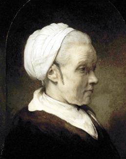 Rembrandt van Rijn Portrait of an Elderly Woman in a White Bonnet circa 1640 4272000