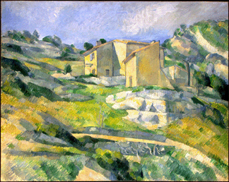 Deeply committed to his home region Cezanne reveled in depicting its venerable houses and villages as in Houses in Provence The Riaux Valley near LEstaque circa 1883 National Gallery of Art Collection of Mr and Mrs Paul Mellon