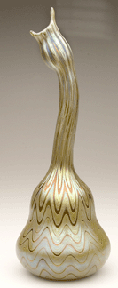 Signed Loetz freeform vase 11 12 inches high 5500