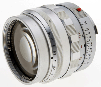Leica Noctilux 50mm f12 chrome prototype lens went for 30538