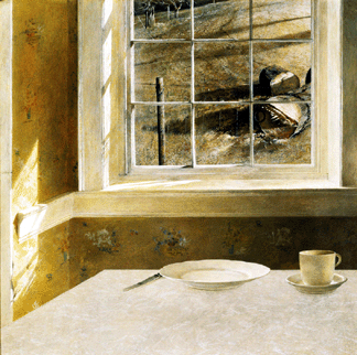 Andrew Wyeth Groundhog Day 1959 tempera on panel 31 13 by 31 18 inches Philadelphia Museum of Art