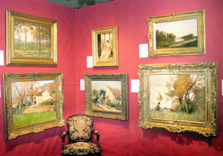 McColl Fine Arts beautiful Charlotte NC gallery houses the firms large inventory of Nineteenth and early Twentieth Century American and European paintings