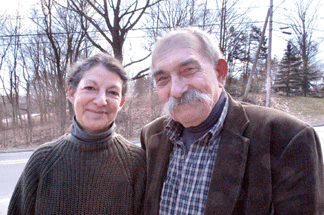 Melinda and Laszlo Zongor founders of the National Museum of the American Coverlet