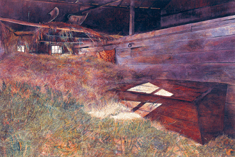 Two paintings by Andrew Wyeth long considered to be Americas foremost Realist are in the collection including McVeys Barn a 1948 egg tempera and oil resin on Masonite