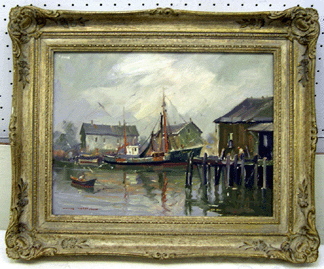 The early Rockport scene by Wayne Morrell realized 1265