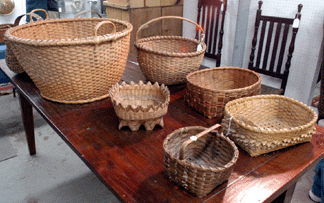Baskets did well with prices ranging from 125 to 357
