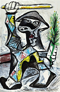 Pablo Picasso Arlequin au baton 1969 10096000